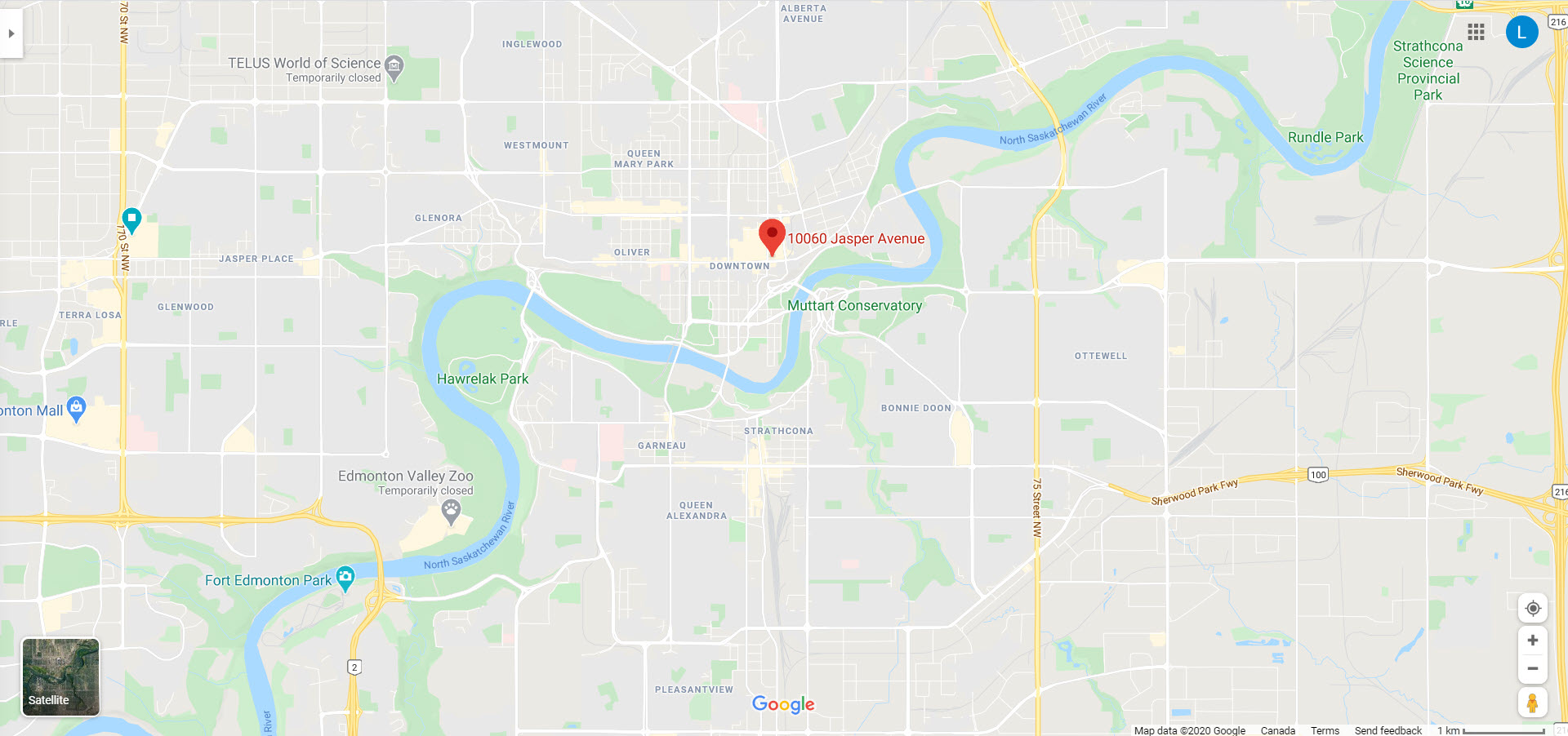 edmonton alberta map